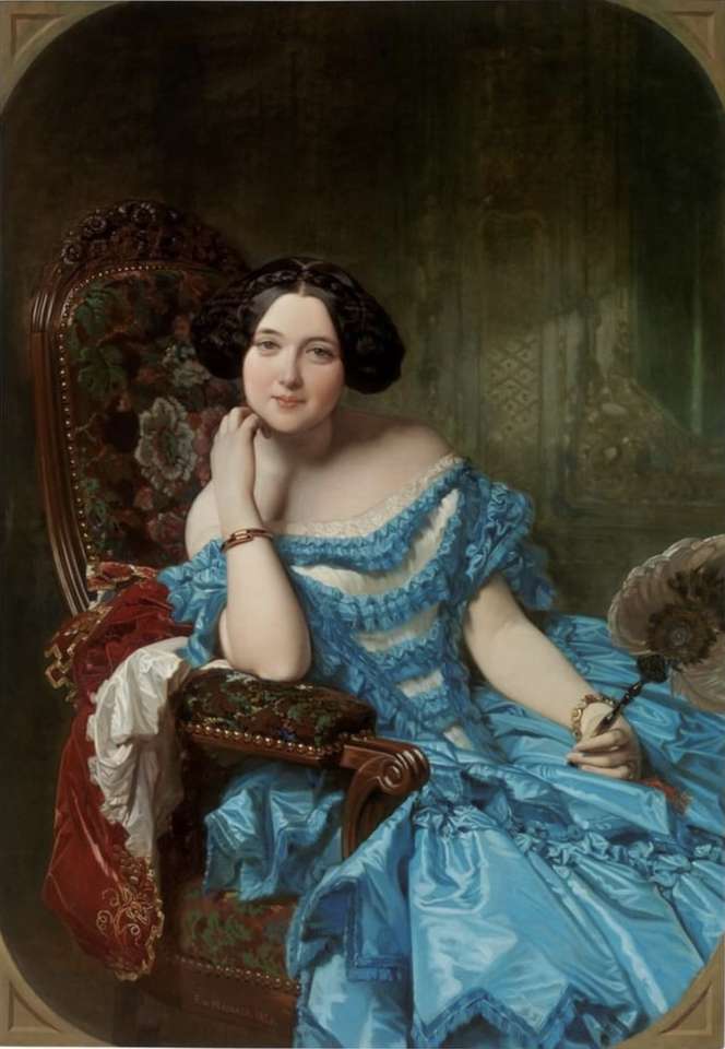 Amalia de Llano y Dotres, Gräfin von Vilches. Glaube Puzzlespiel online