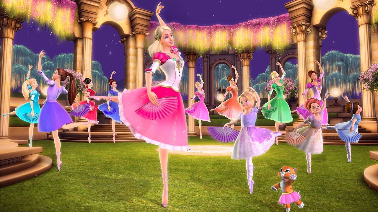Барби на балу двенадцати принцесс онлайн-пазл