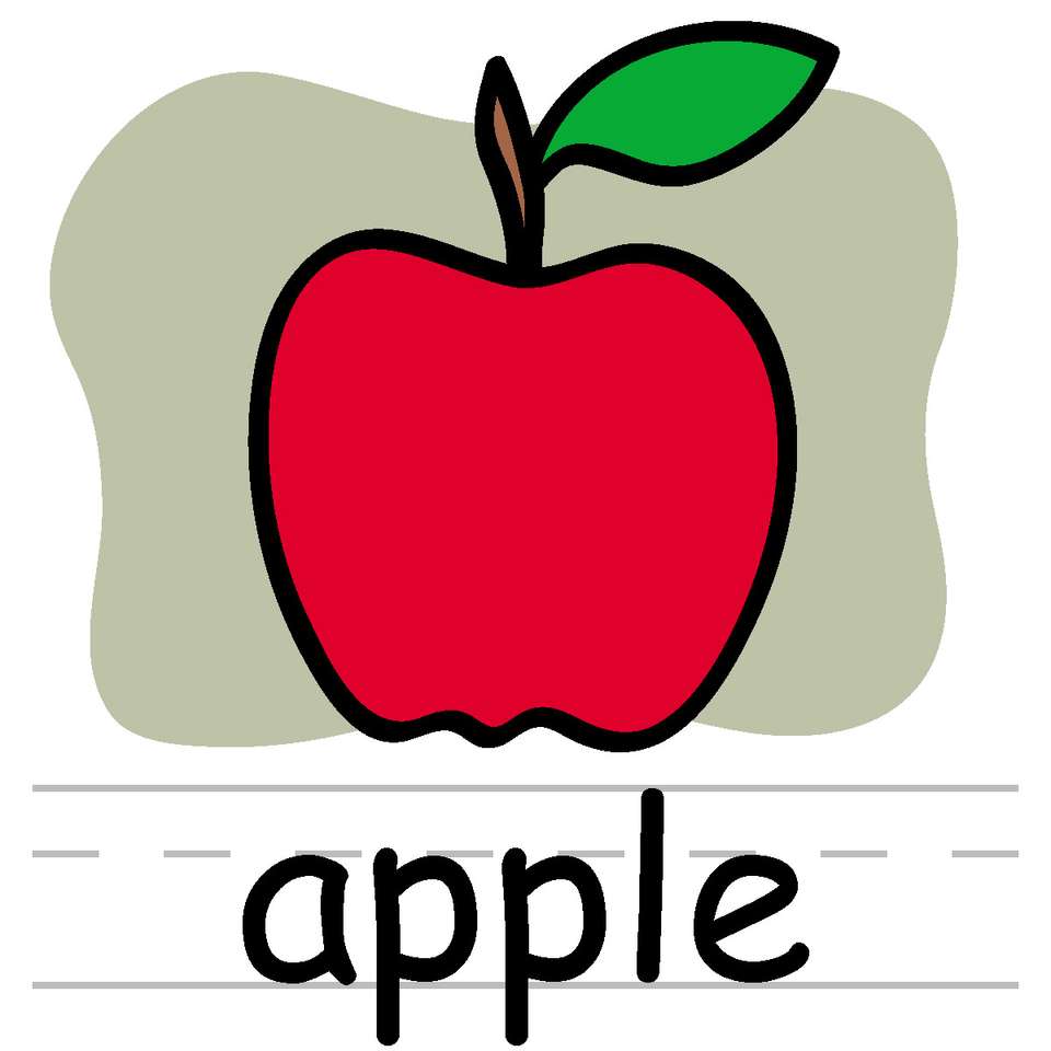 червена ябълка онлайн пъзел