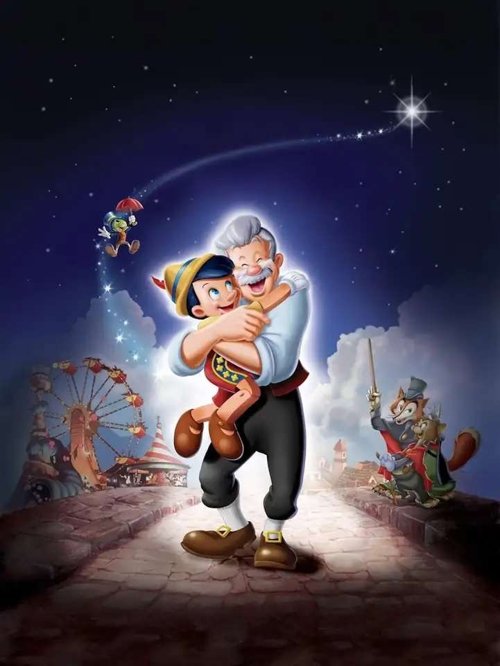 Pinocchio Disney pussel på nätet