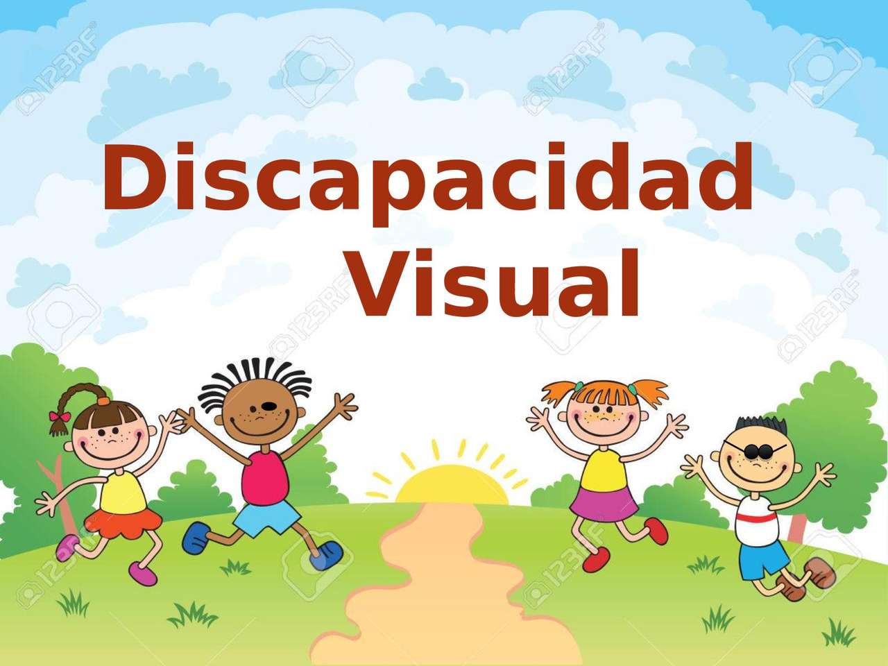 deficiência visual puzzle online