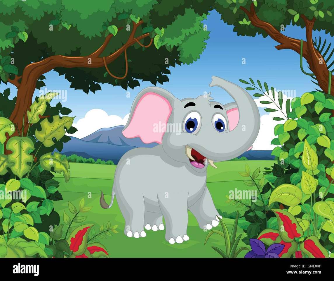 слон онлайн пъзел