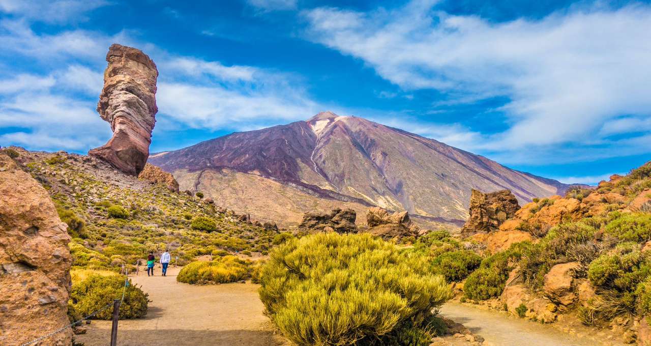 Teneriffa berget Teide pussel på nätet