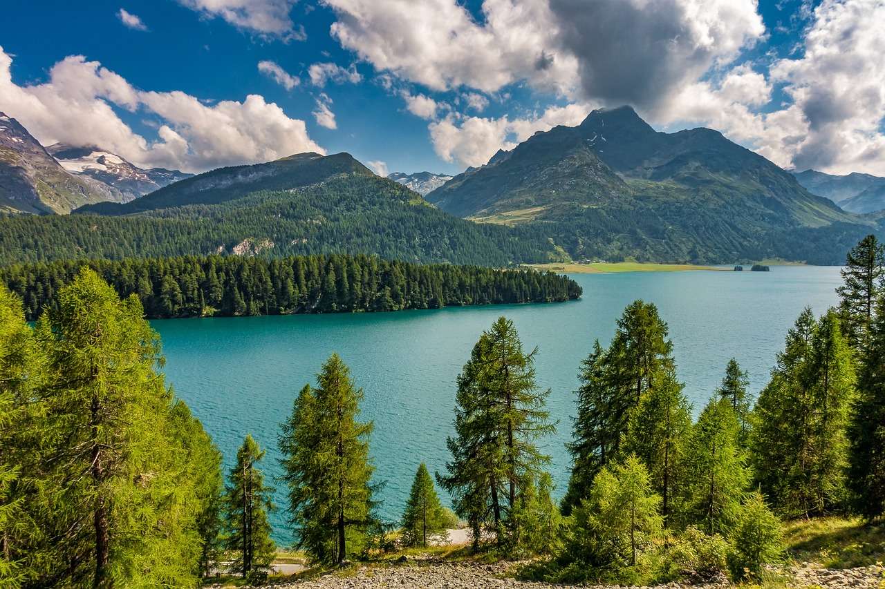 lake mountains online puzzle