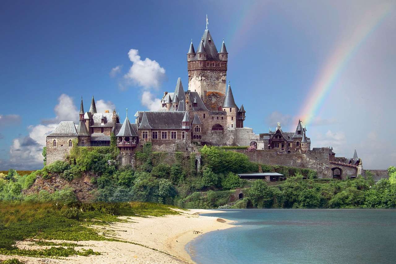 Морско съкровище на замъка онлайн пъзел