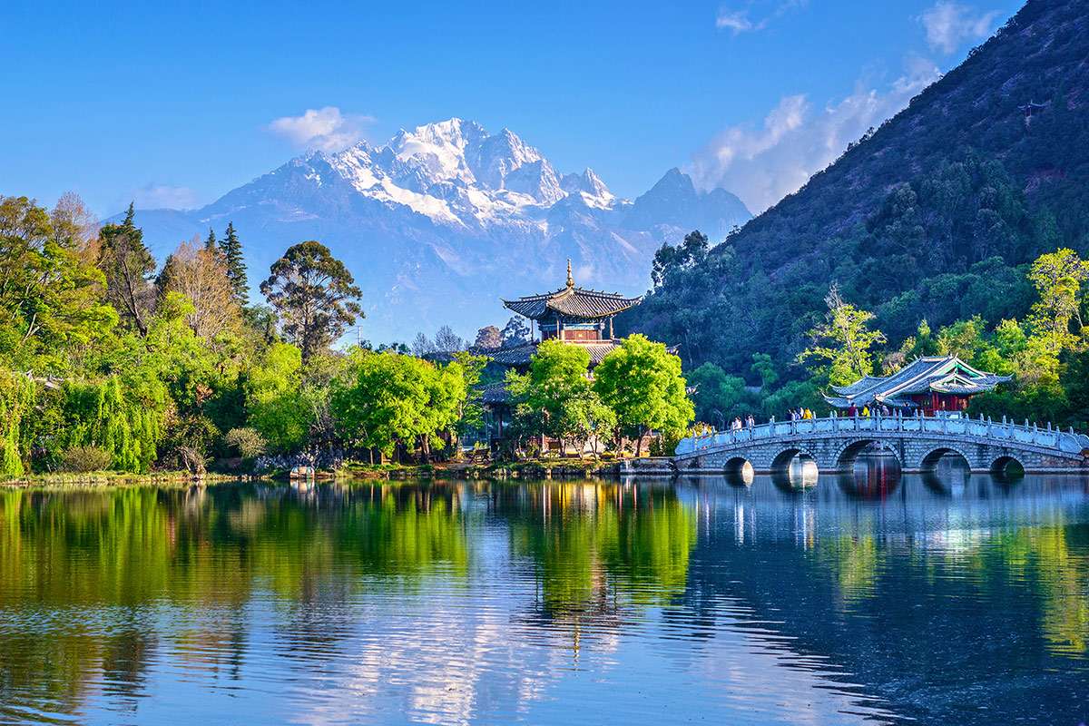 Prachtig landschap uit China legpuzzel online