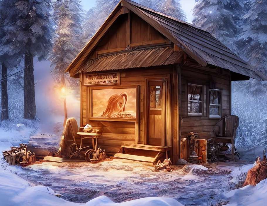 Trapper's Hut (Quebec, Canada) online puzzel