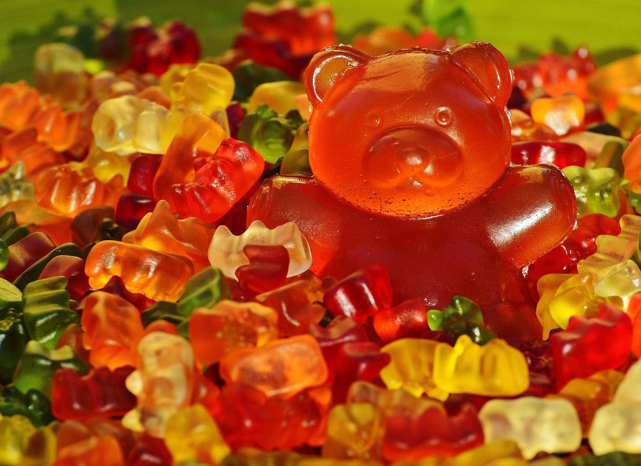 Teddybär Gummibärchen Kinderfreunde und mehr :) Puzzlespiel online