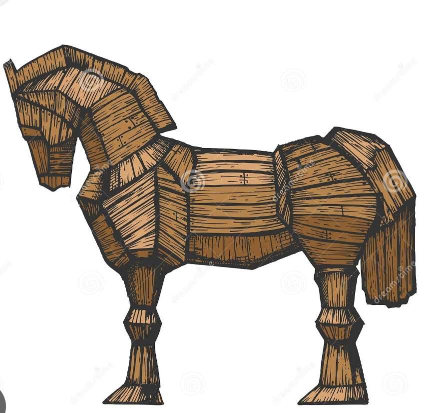 Trojaans paard online puzzel