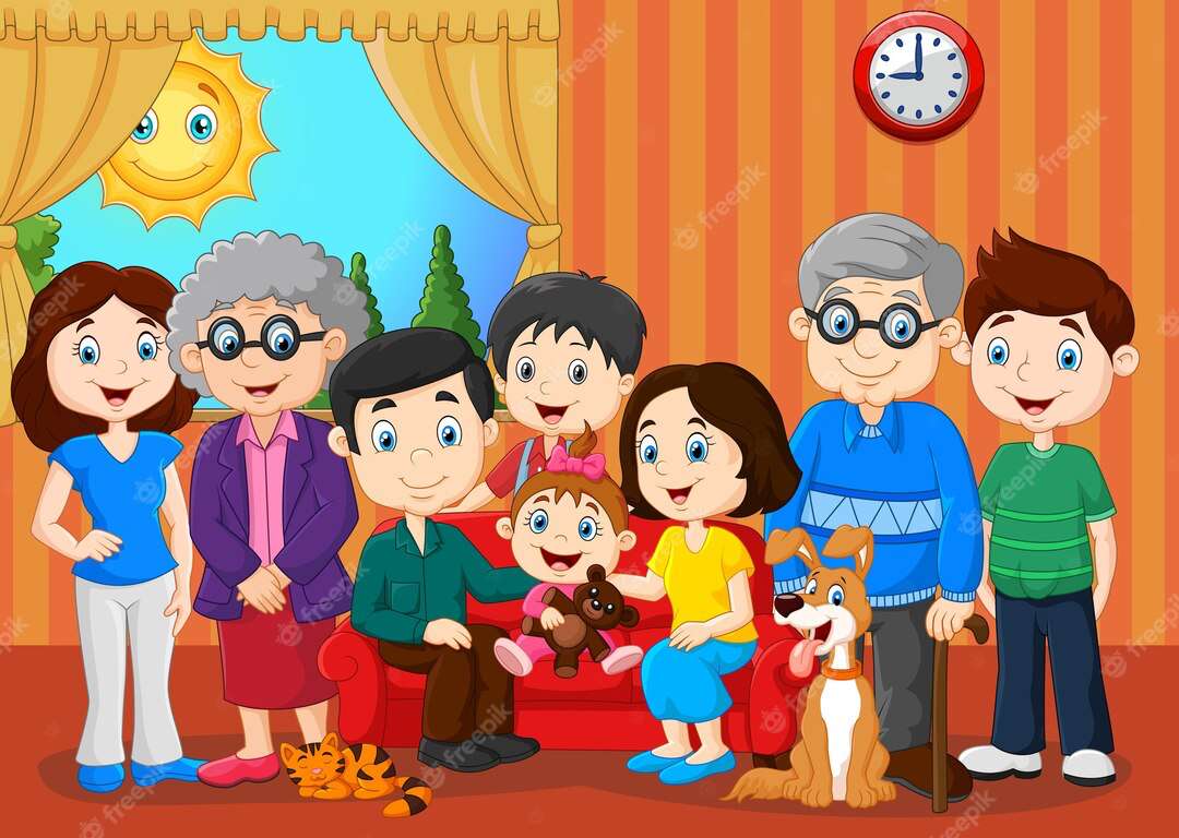 MEINE FAMILIE Puzzlespiel online