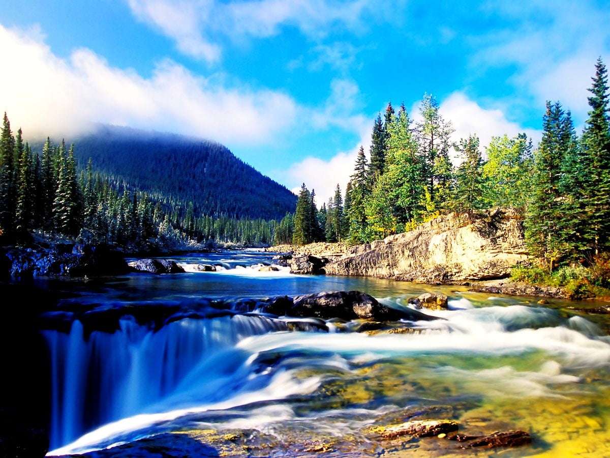 River In The Mountains jigsaw puzzle online