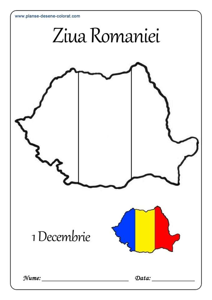 Harta României online puzzel