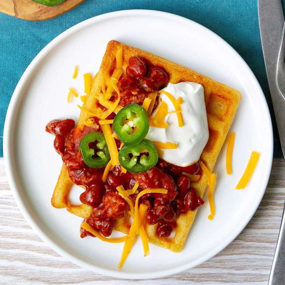Waffle di peperoncino e pane di mais puzzle online