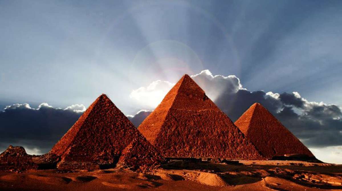Die Pyramiden Online-Puzzle