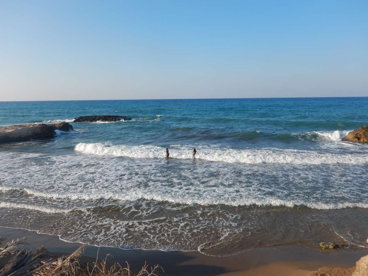 Средиземноморский пляж онлайн-пазл