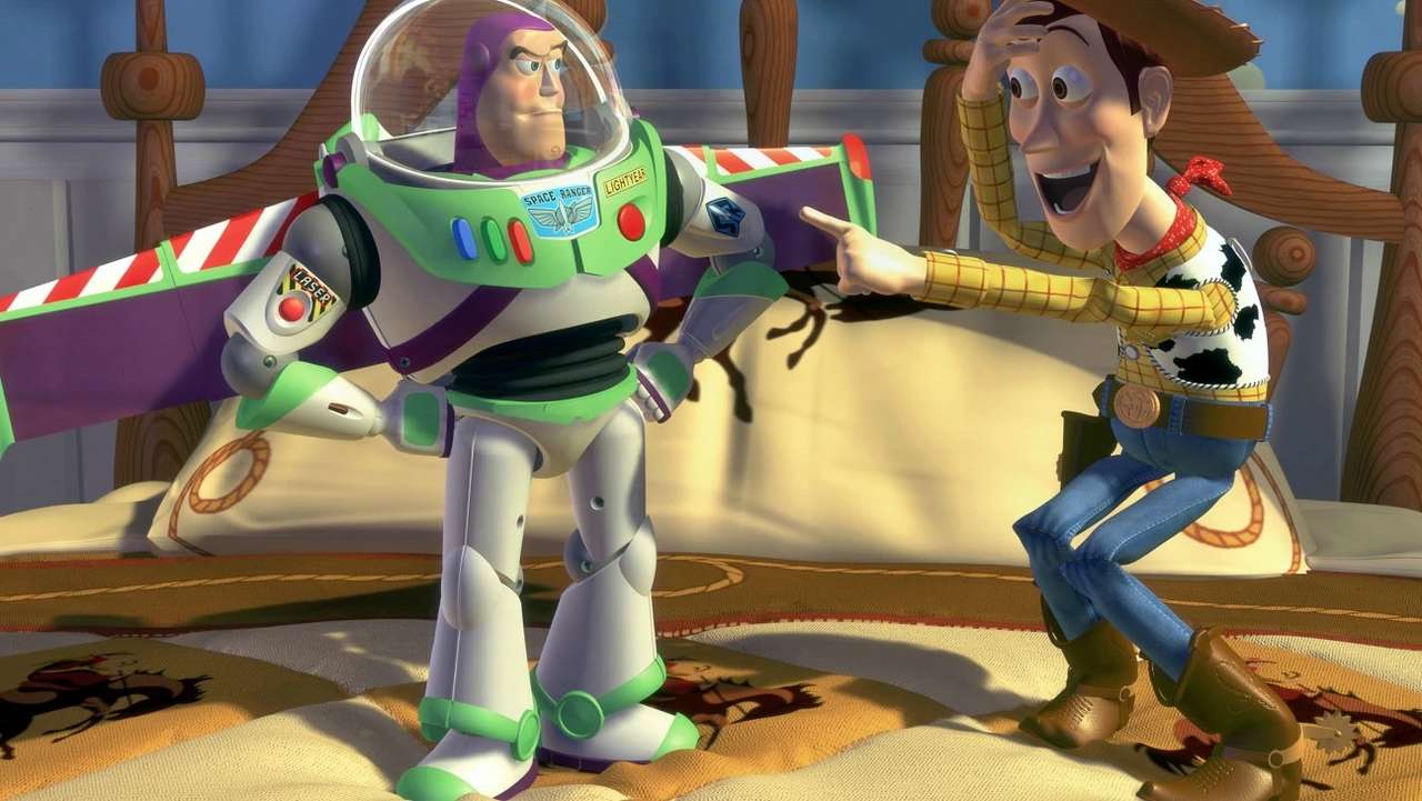 Toy Story Buzz și Woody puzzle online