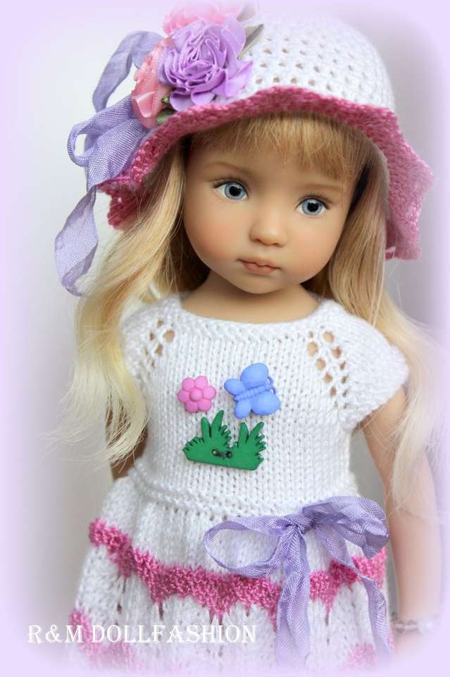 Кукла для девочки пазл онлайн
