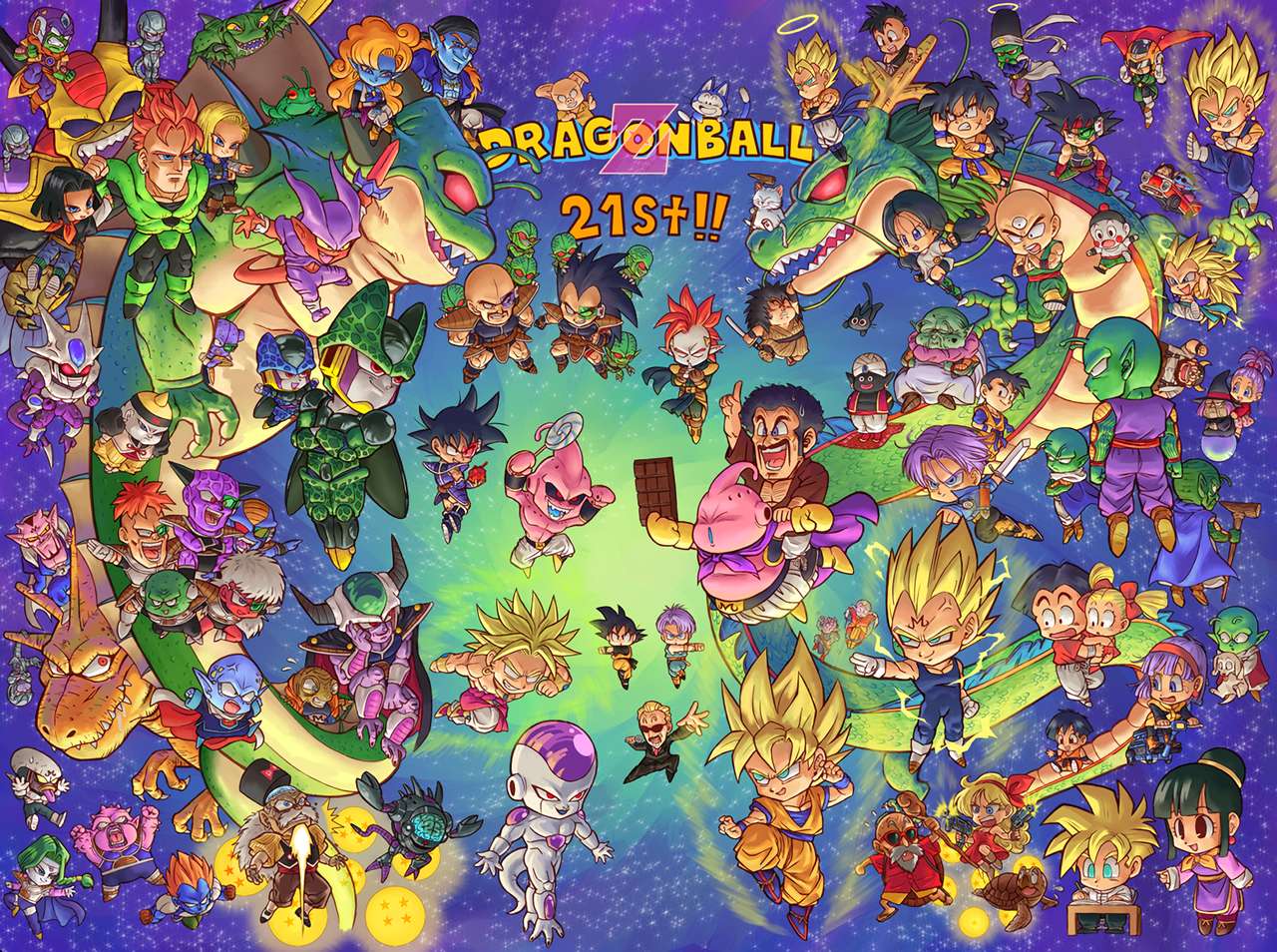 Dragon Ball Z puzzle en ligne