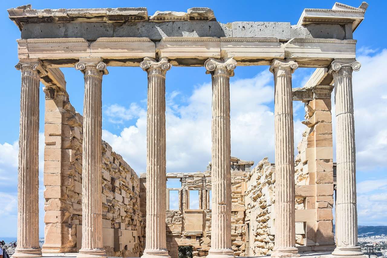 Akropolis Athen Online-Puzzle
