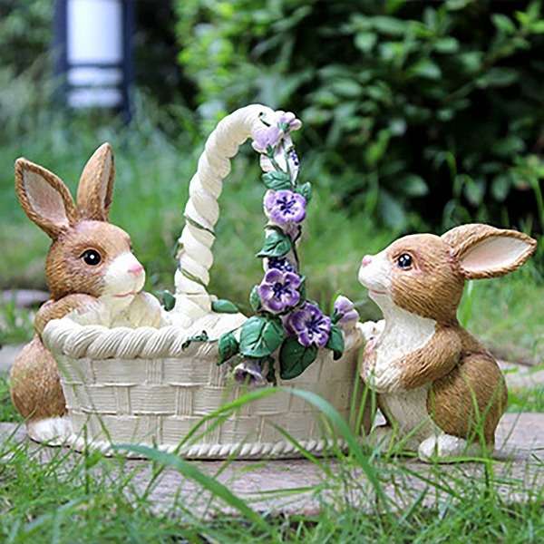 Un cesto con coniglietti puzzle online
