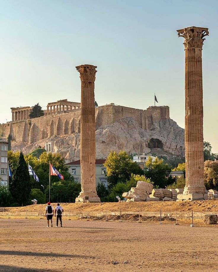 Акрополь, Греция пазл онлайн