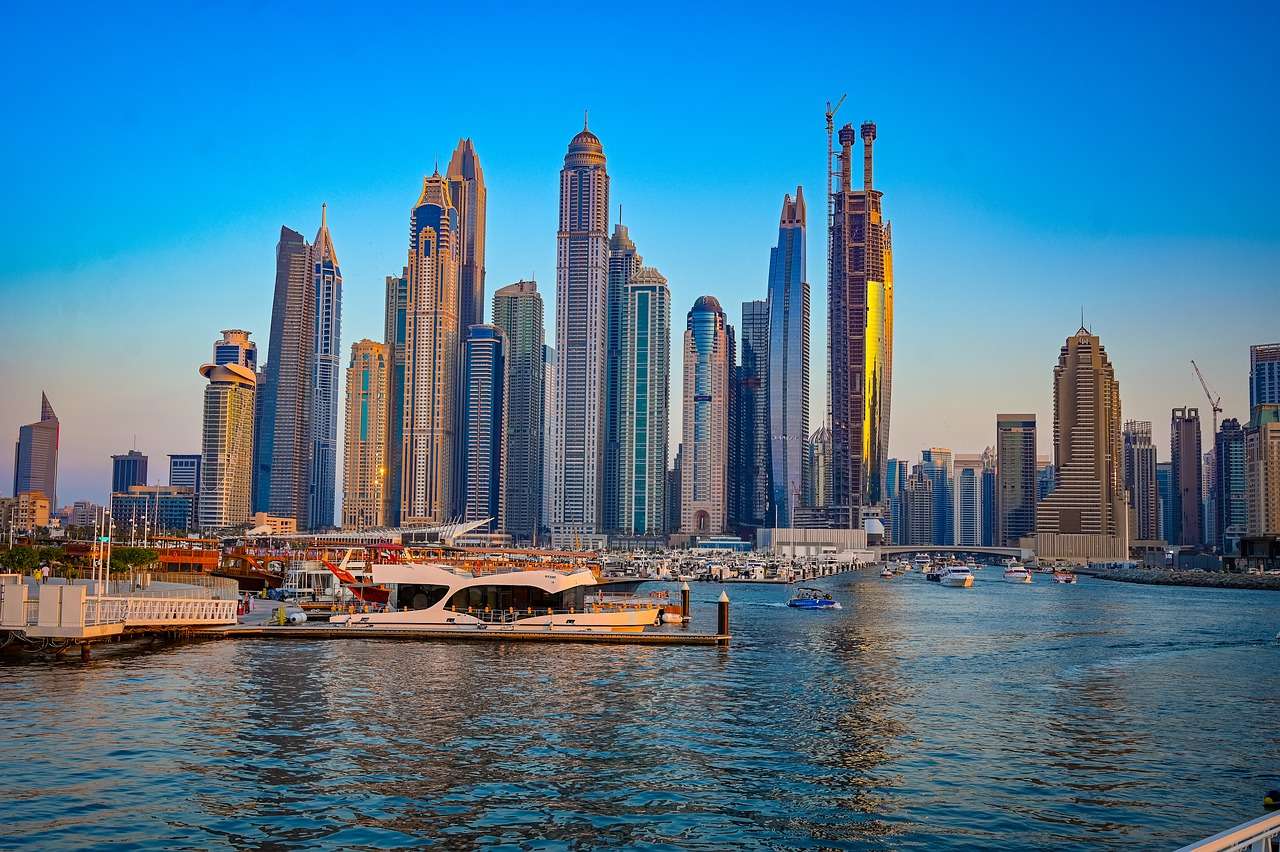 Dubai Marina pussel på nätet