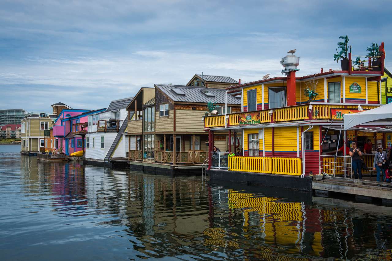 Fishermans Wharf in Victoria, Canada online puzzel