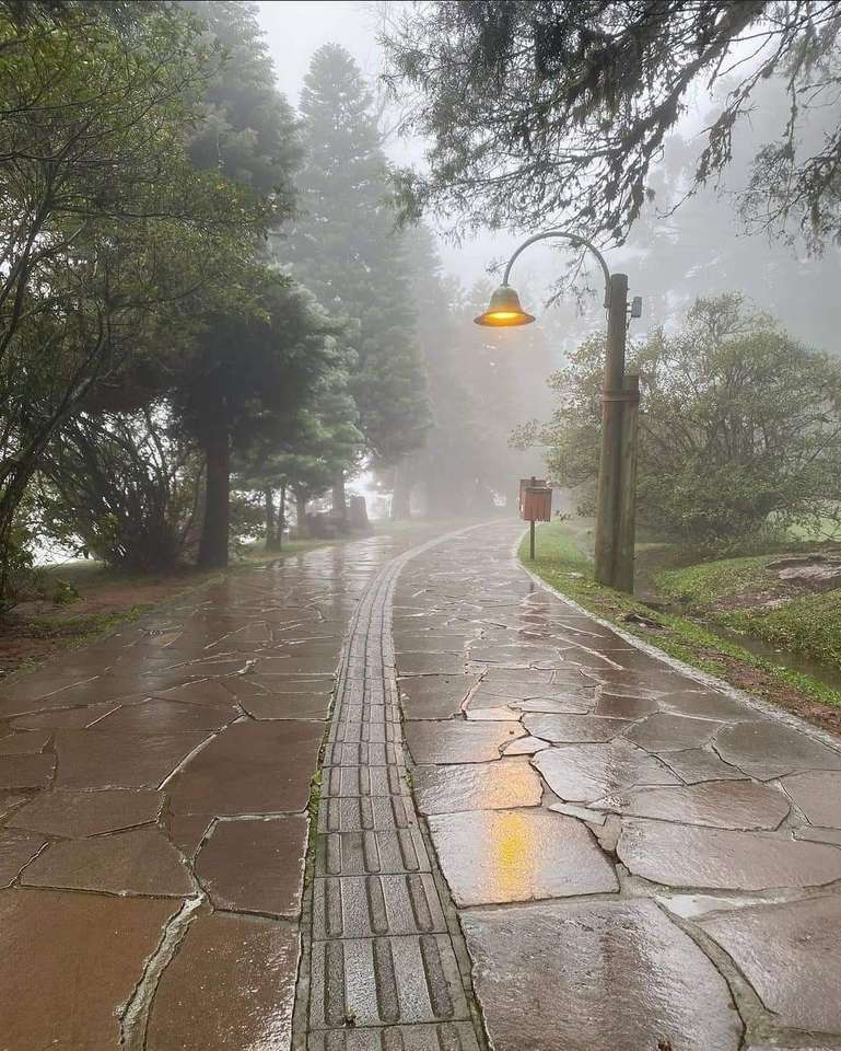 Дождливые дни в Грамаду пазл онлайн