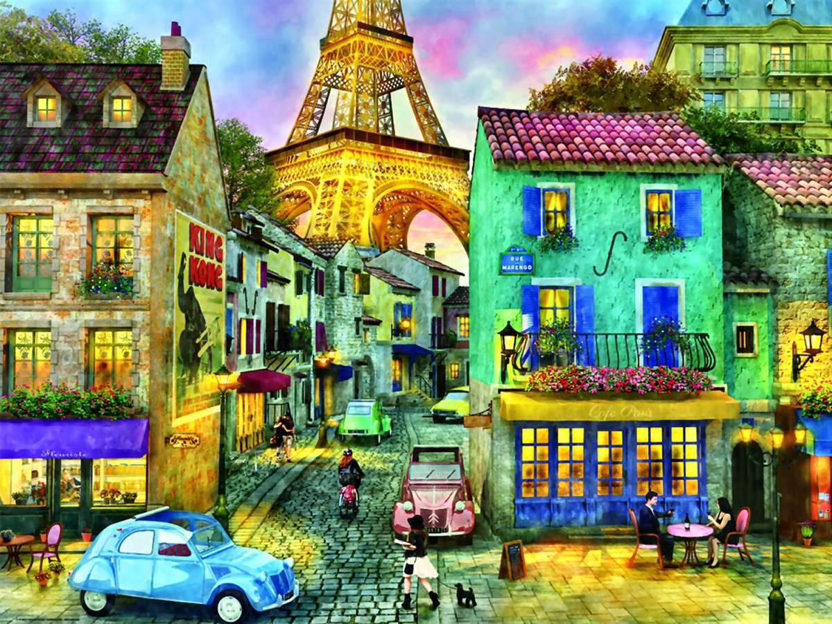 La bellezza dei vicoli di Parigi puzzle online