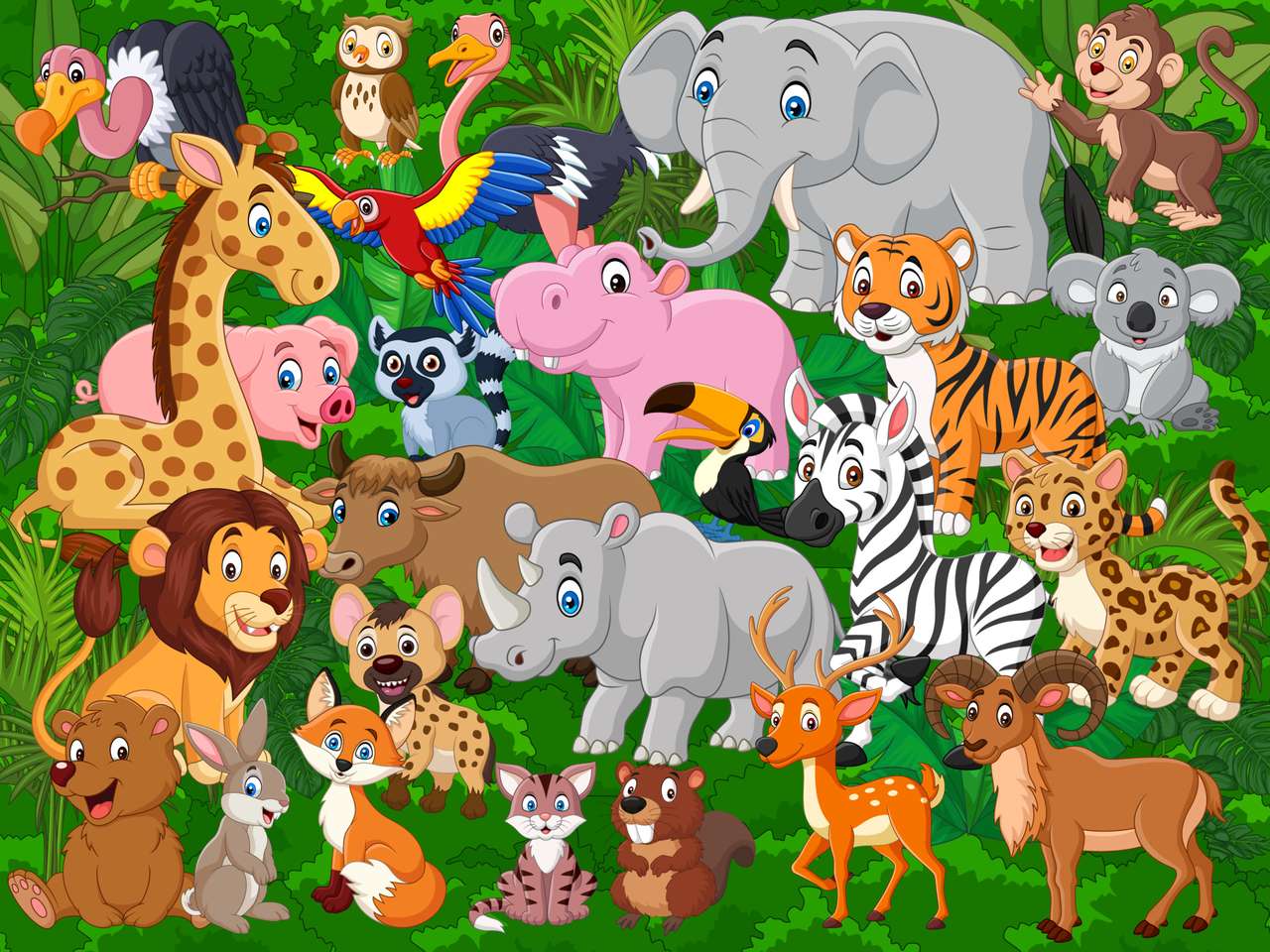 Puzzle cu animale puzzle online