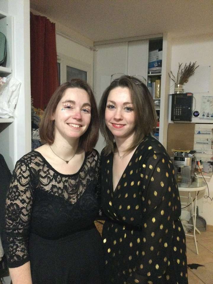 De två systrarna pussel på nätet
