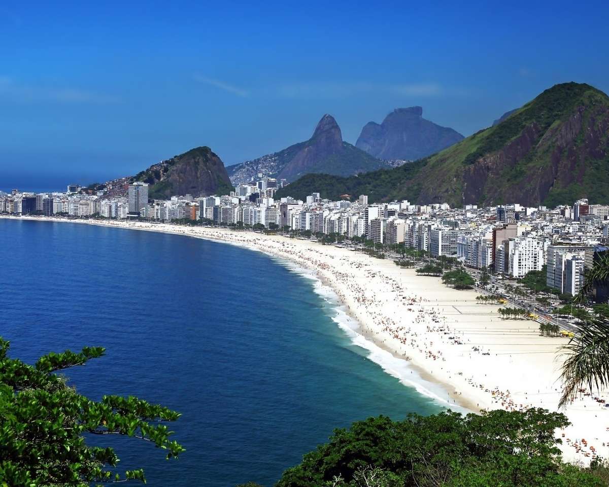 Rio de Janeiro, avec une plage puzzle en ligne