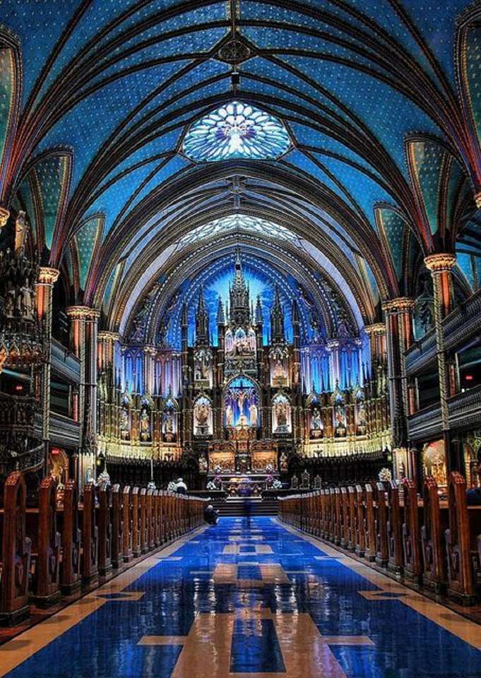 Quebecs katedral - Kanada Pussel online