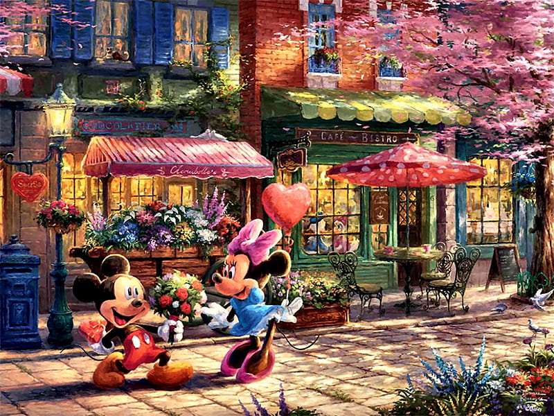 Fleurs pour Minnie puzzle en ligne