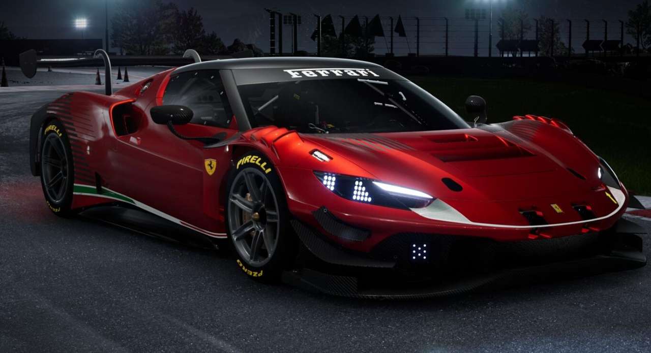 Ferrari 296 GT3 online puzzle