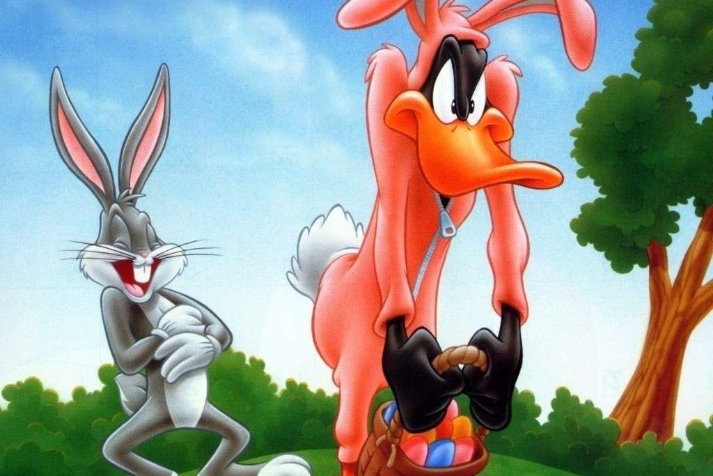 Dafa Duck, Bugs Bunny jigsaw puzzle online