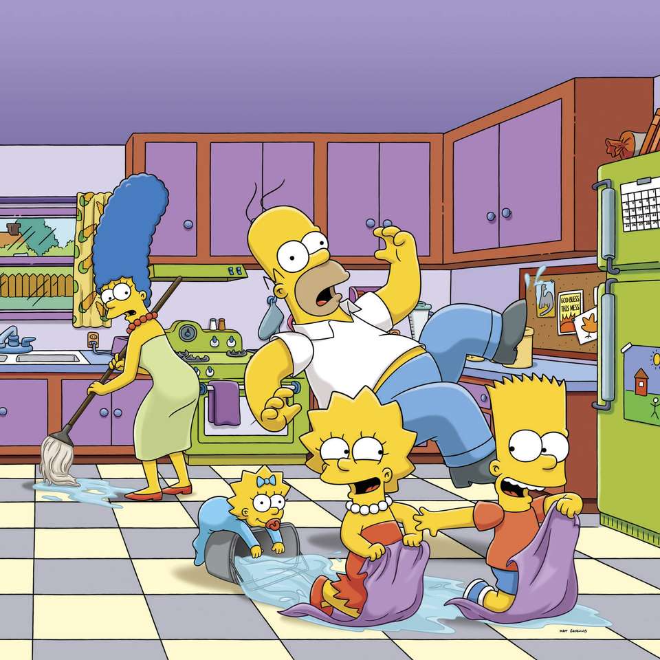 Η οικογένεια Simpson online παζλ