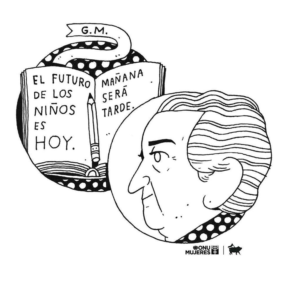 gabriela mistral rompecabezas en línea