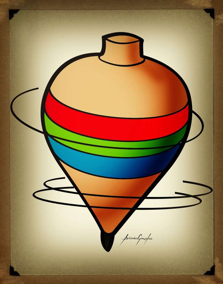 spinning top puzzle online puzzle