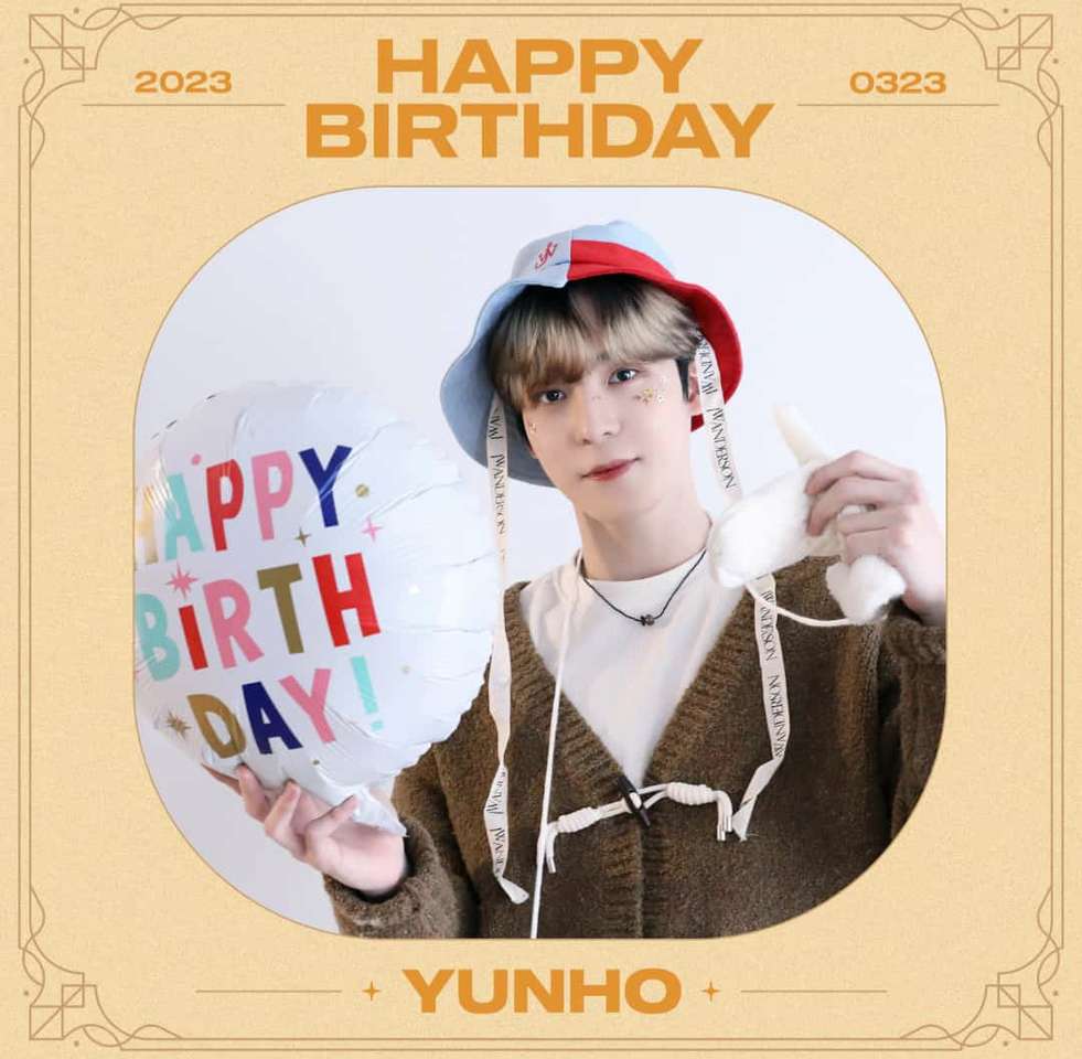 Happy Yunho Day rompecabezas en línea