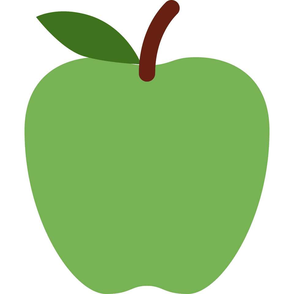 Zelené jablko skládačky online