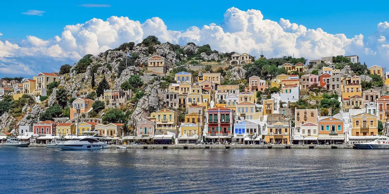Görögország falu online puzzle