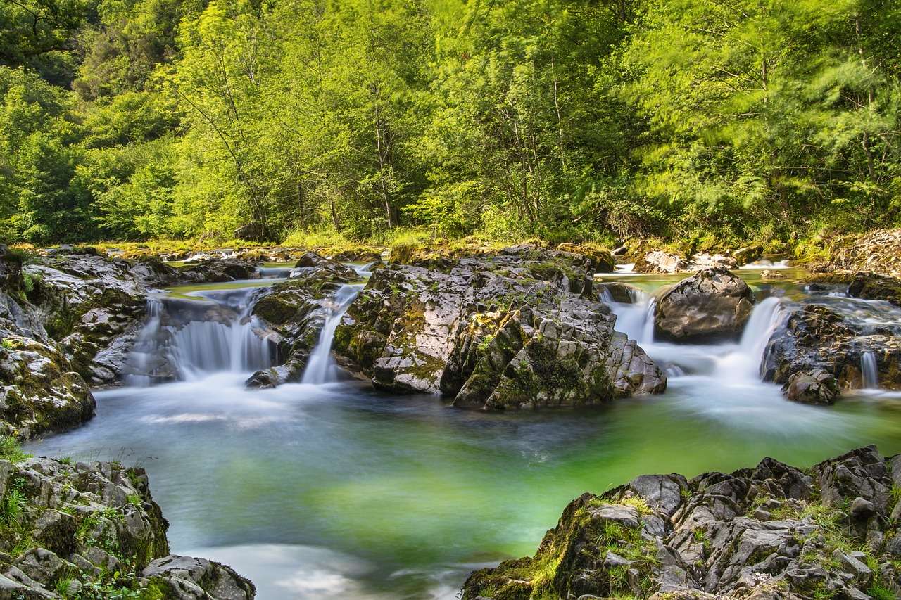 Waterfall River jigsaw puzzle online