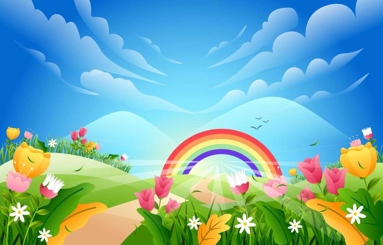 salida del arcoiris puzzle en ligne