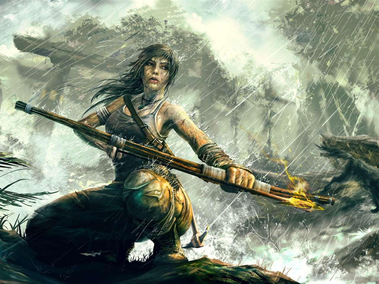 Schaduw van de Tomb Raider legpuzzel online
