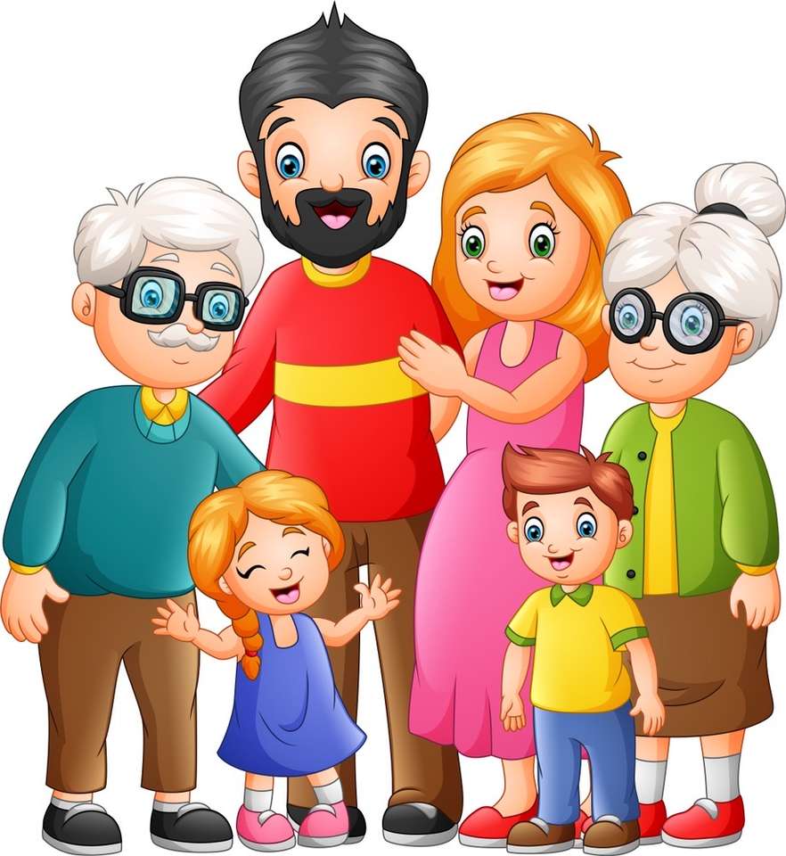 Juntos somos uma família puzzle online