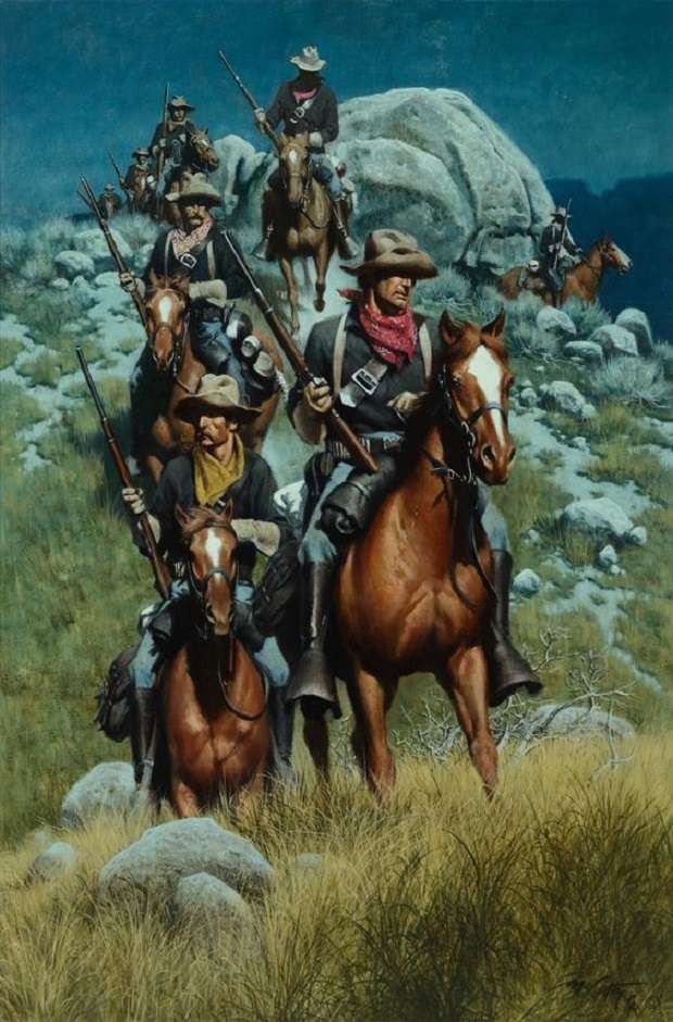 amerikaanse cavalerie legpuzzel online