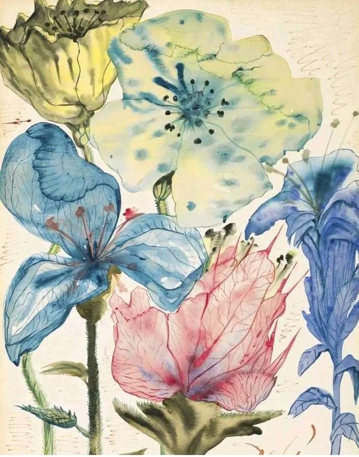 Flowers, Salvador Dali online puzzle