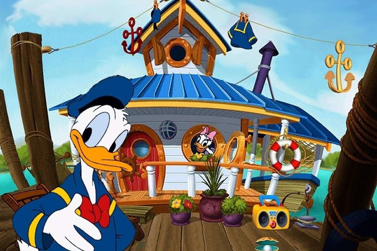 Pato Donald puzzle online