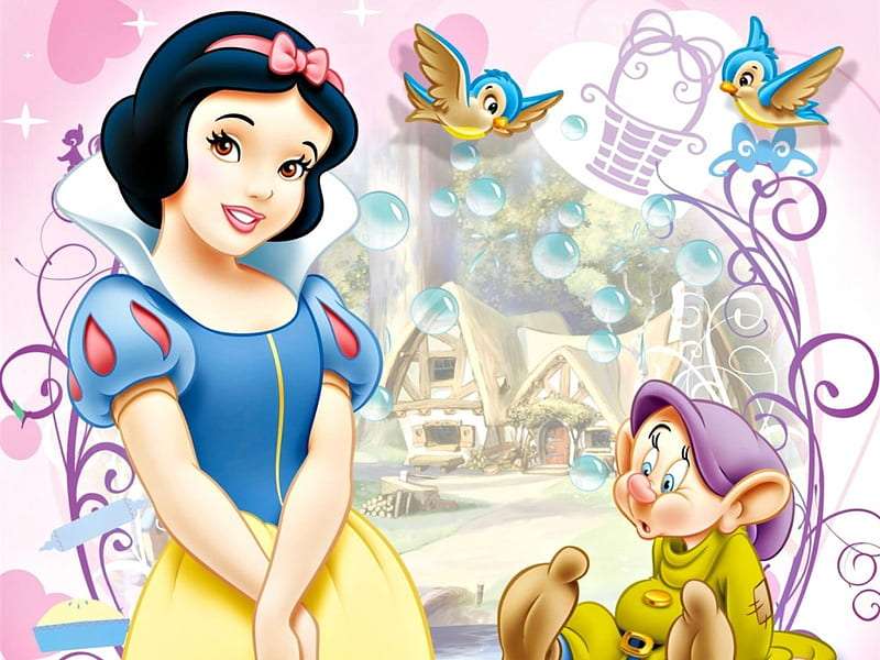 Snow White and the Dwarf jigsaw puzzle online